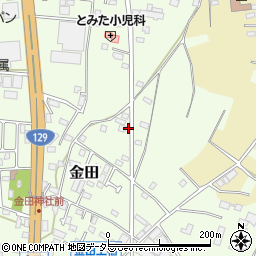 神奈川県厚木市金田539周辺の地図