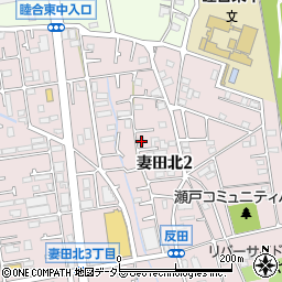 神奈川県厚木市妻田北2丁目17-17周辺の地図