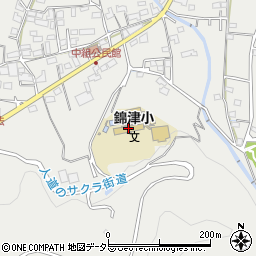 八百津町立錦津小学校周辺の地図