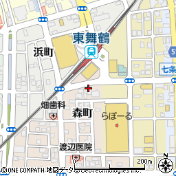 焼肉の栄亭 舞鶴店周辺の地図