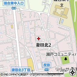 神奈川県厚木市妻田北2丁目17-14周辺の地図