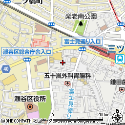 神奈川県横浜市瀬谷区三ツ境108周辺の地図