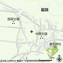福井県三方上中郡若狭町脇袋周辺の地図
