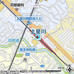 横浜銀行相鉄上星川駅 ＡＴＭ周辺の地図