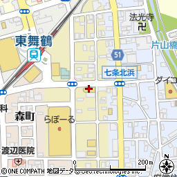 京都日産自動車東舞鶴店周辺の地図