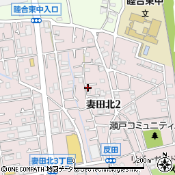神奈川県厚木市妻田北2丁目17-19周辺の地図