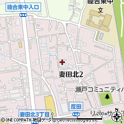 神奈川県厚木市妻田北2丁目17-20周辺の地図
