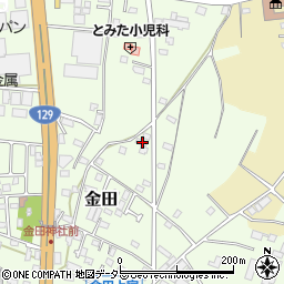 神奈川県厚木市金田541周辺の地図
