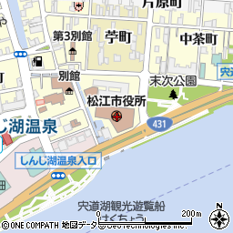 〒690-0000 島根県松江市（以下に掲載がない場合）の地図