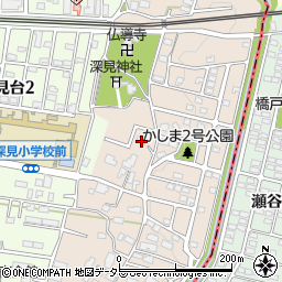 大和市消防団　第３分団３班詰所周辺の地図