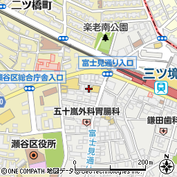 神奈川県横浜市瀬谷区三ツ境107周辺の地図