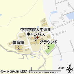 中京学院大学　中津川キャンパス周辺の地図