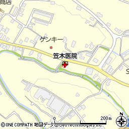 笠木医院周辺の地図