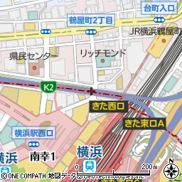 首都高速神奈川２号三ッ沢線周辺の地図