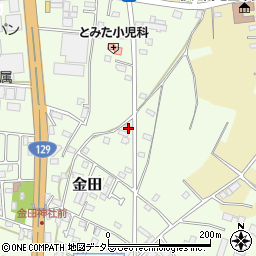神奈川県厚木市金田543周辺の地図