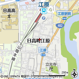 松岡写真館江原店周辺の地図