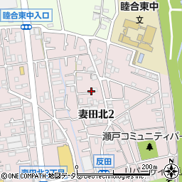 神奈川県厚木市妻田北2丁目17-23周辺の地図