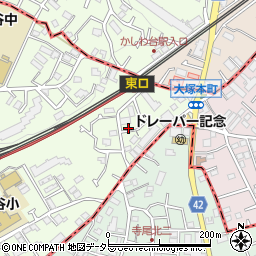 神奈川県海老名市柏ケ谷1124-4周辺の地図