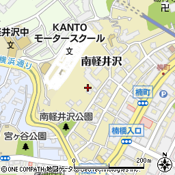 神奈川県横浜市西区南軽井沢周辺の地図