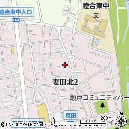 神奈川県厚木市妻田北2丁目17-43周辺の地図