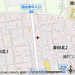 神奈川県厚木市妻田北2丁目14-9周辺の地図