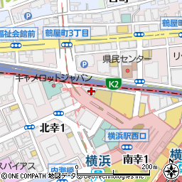 チャコット・横浜スタジオ周辺の地図