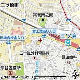 神奈川県横浜市瀬谷区三ツ境106-3周辺の地図