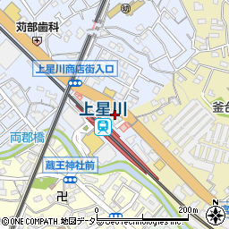 横浜銀行上星川駅前 ＡＴＭ周辺の地図