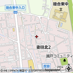 神奈川県厚木市妻田北2丁目17-28周辺の地図