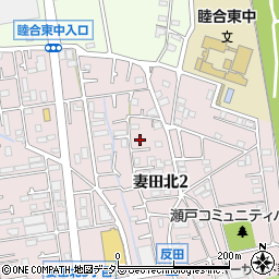 神奈川県厚木市妻田北2丁目17-25周辺の地図