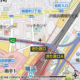 焼肉うしごろ横浜店周辺の地図