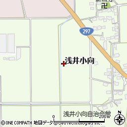 千葉県市原市浅井小向周辺の地図