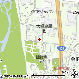神奈川県厚木市金田60周辺の地図