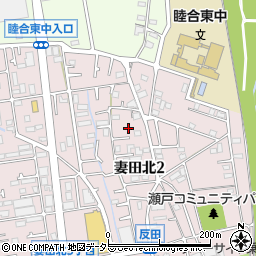 神奈川県厚木市妻田北2丁目17-41周辺の地図