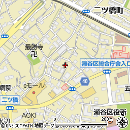 神奈川県横浜市瀬谷区二ツ橋町298周辺の地図