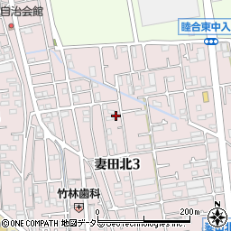 神奈川県厚木市妻田北3丁目19-23周辺の地図