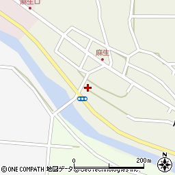 鳥取県鳥取市国府町麻生204周辺の地図