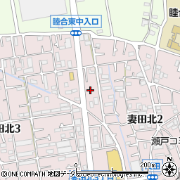 神奈川県厚木市妻田北2丁目14-12周辺の地図