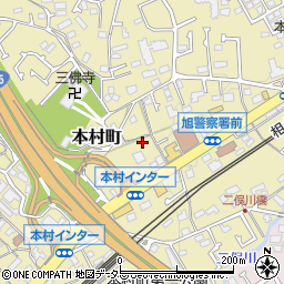神奈川県横浜市旭区本村町45周辺の地図