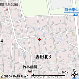 神奈川県厚木市妻田北3丁目19-14周辺の地図