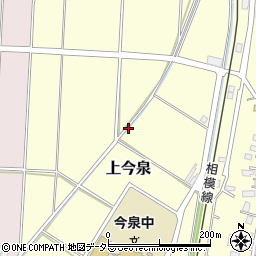 神奈川県海老名市上今泉周辺の地図