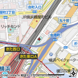 ファミリーマート横浜金港町店周辺の地図