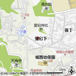 島根県松江市外中原町（愛宕下）周辺の地図