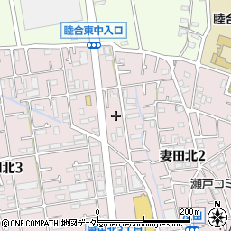 神奈川県厚木市妻田北2丁目14-37周辺の地図
