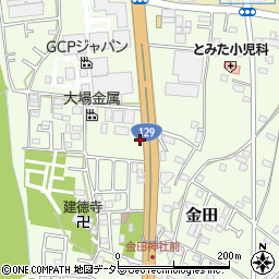 神奈川県厚木市金田259周辺の地図