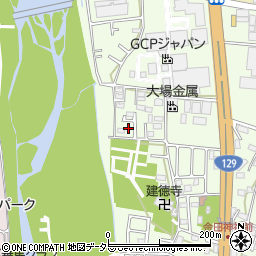 神奈川県厚木市金田57-7周辺の地図