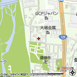神奈川県厚木市金田58-9周辺の地図