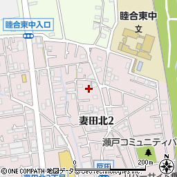 神奈川県厚木市妻田北2丁目17-35周辺の地図
