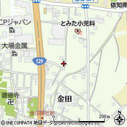 神奈川県厚木市金田140周辺の地図