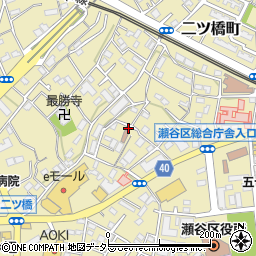 神奈川県横浜市瀬谷区二ツ橋町298-1周辺の地図